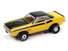 Auto World ThunderJet 1970 Dodge Challenger T/A yellow HO slot car