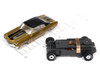 Auto World ThunderJet 1970 Chevrolet Chevelle SS gold HO slot car body & chassis