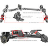 Redcat Ascent-18 APEX brushless 1/18 RC rock crawler driveline & chassis