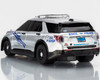 AFX Mega-G+ Police Interceptor HO slot car rear view