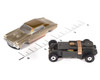 Auto World ThunderJet 1972 Buick GS tan HO slot car body & chassis