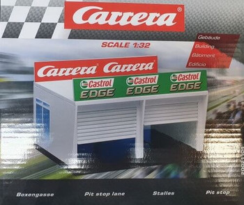 Carrera pit stop lane double garage 20021104