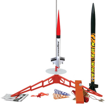 Estes Tandem-X flying model rocket launch set 1469 Estes Tandem-X flying model rocket launch set 1469