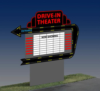Miller Engineering Drive-In Theater animated sign 1381