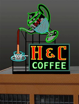 Miller Engineering H & C Coffee animated billboard 7881
