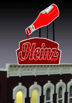 Miller Engineering Heinz Animated Billboard - HO/O scale