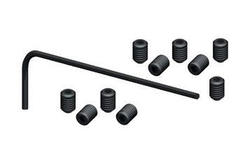 Ninco 80911 ProRace M2x3 set screws (10) w/ 0.9 mm Hex L-key