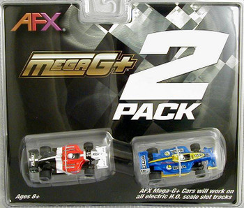 AFX Mega-G+ Formula HO scale slot car 2 pack 22017 AFX Mega-G+ Formula HO scale slot car 2 pack 22017