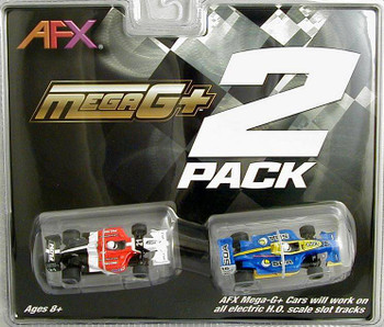 AFX Mega-G+ Formula HO scale slot car 2 pack 22017