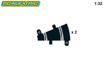Scalextric radius 1 22.5 degree curve track C8278 Scalextric radius 1 22.5 degree curve track C8278