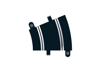 Scalextric radius 2 22.5 degree curve track C8234 Scalextric radius 2 22.5 degree curve track C8234