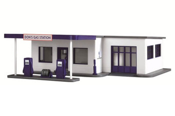 Model Power Don's gas station HO scale built up building 787 Model Power Don's gas station HO scale built up building 787