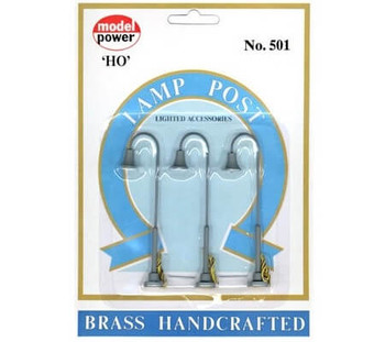 Model Power HO scale gooseneck lights 501 Model Power HO scale gooseneck lights 501