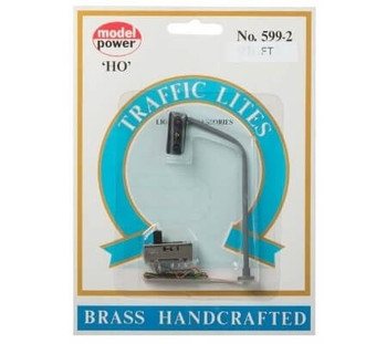 Model Power HO scale hanging traffic light left 599-2 Model Power HO scale hanging traffic light left 599-2