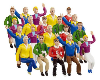 Carrera grandstand figure set 20021129