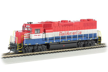 Bachmann HO EMD GP38-2 Rail America 3821 HO scale diesel locomotive (DCC Ready)
