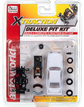 Auto World X-Traction deluxe pit kit with 1970 Plymouth Superbird body