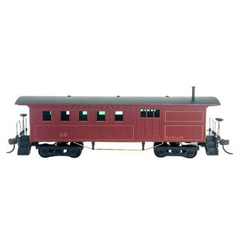 RIH HO 1890 Wooden Passenger Car Baltimore & Ohio Combine - BRS