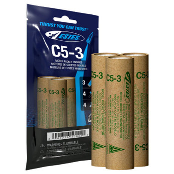 Estes C5-3 Super C model rocket engines 10022
