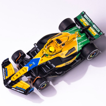 AFX Mega-G+ McLaren F1 MCL38 #4 Senna Monaco 2024 HO slot car