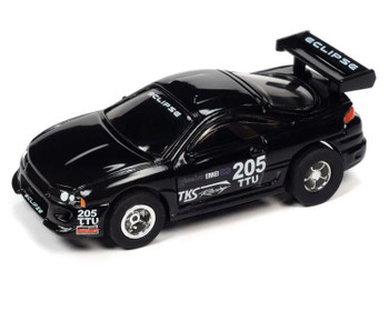 Auto World X-Traction 1995 Mitsubishi Eclipse black HO slot car