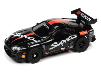 Auto World X-Traction 1994 Toyota Supra black HO slot car