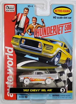 Auto World ThunderJet 1957 Chevy Bel Air iWheels HO Slot Car
