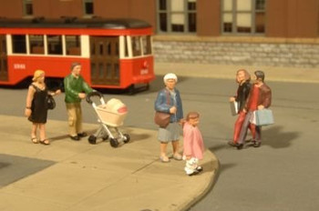 Bachmann Scene Scapes strolling people HO scale figures 33109