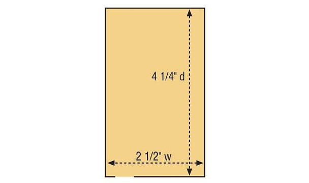 DPM Townhouse 1 HO scale building kit footprint