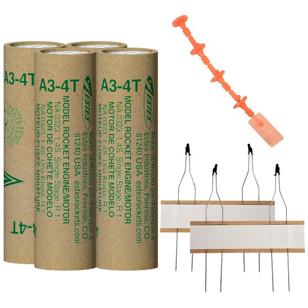 Estes A3-4T model rocket engines
