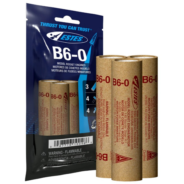 Estes B6-0 model rocket engines 10046
