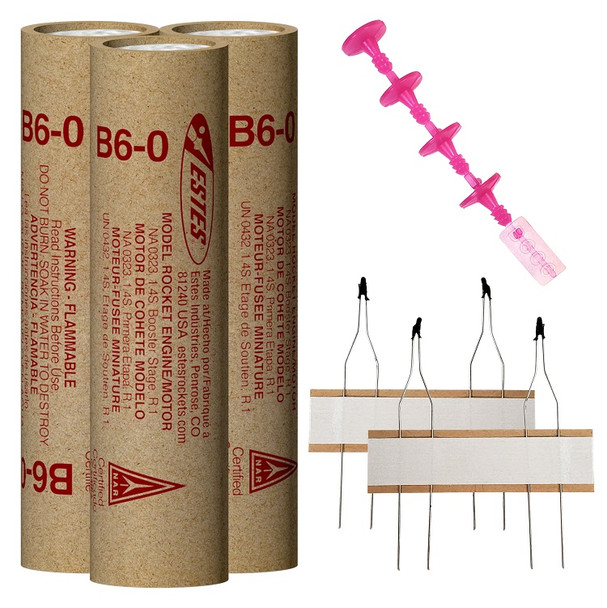 Estes B6-0 model rocket engines