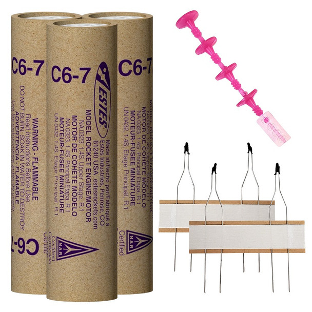 Estes C6-7 model rocket engines