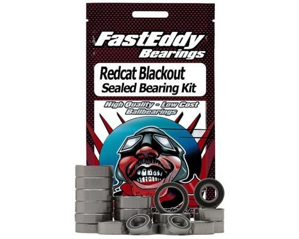Fast Eddy Redcat Racing RC Blackout sealed ball bearing kit TFE4484