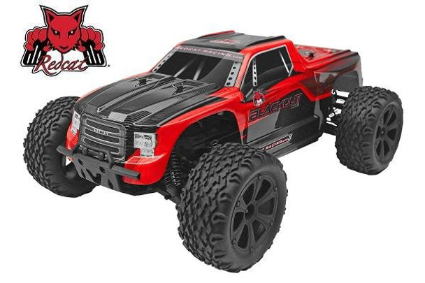 Redcat Racing Blackout XTE 4x4 1/10 RC monster truck front end view