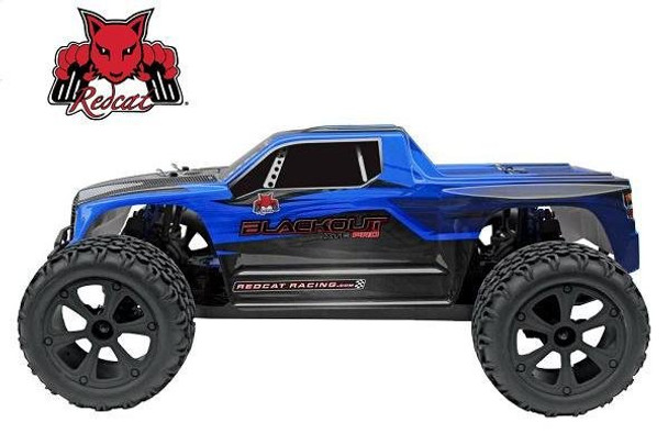 Redcat Racing Blackout XTE Pro brushless 4x4 1/10 RC monster truck side view