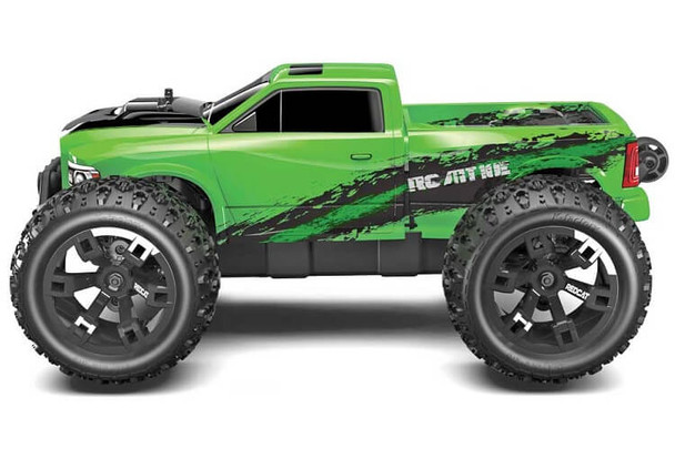 Redcat Racing RC-MT10E brushless 4x4 1/10 RC monster truck side view