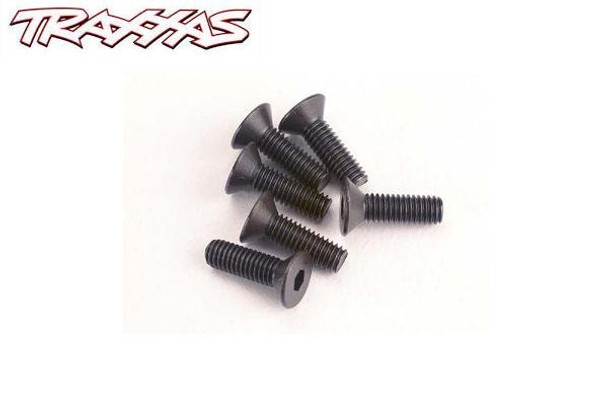 Traxxas 3 x 10 mm flat head machine screws 2551