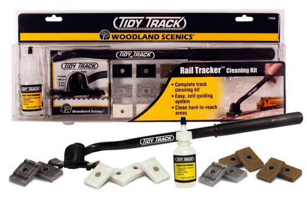 Woodland Scenics Tidy Track rail tracker cleaning kit TT4550