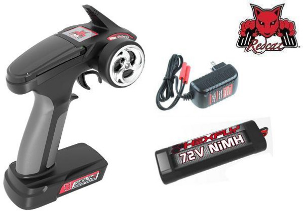 Redcat Racing Blackout XTE SUV 2.4GHz radio, NiMH battery and charger