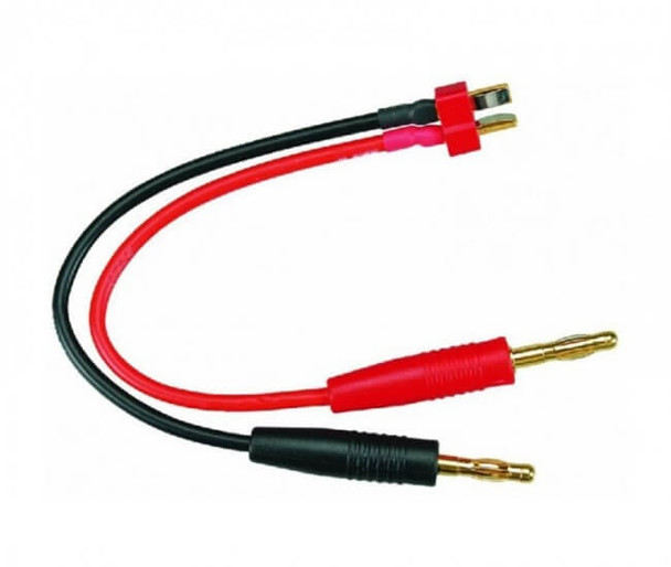 HobbyStar Deans male T-plug charge lead