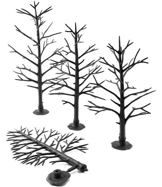Woodland Scenics realistic 5 to 7 inch deciduous tree armatures