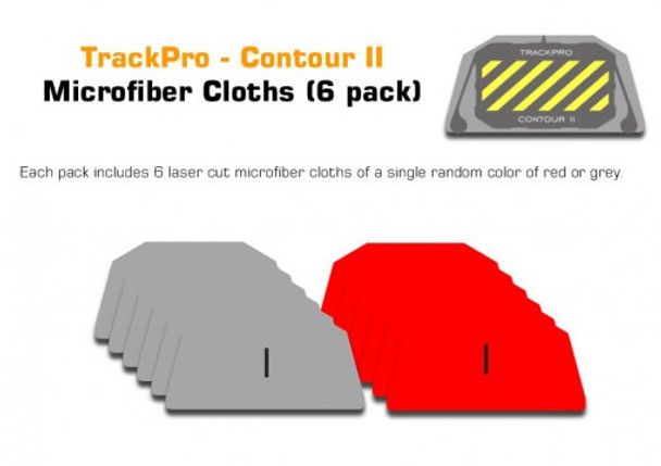 TrackPro Contour II microfiber cloths