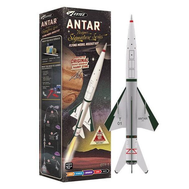 Estes Antar flying model rocket kit 7310