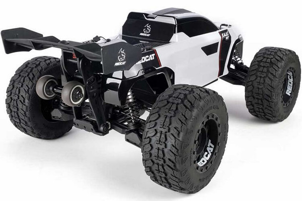 Redcat Racing Kaiju EXT 1/8 RC monster truck rear end view white