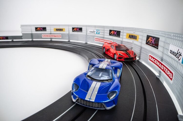 AFX Super Cars Mega-G+ Ford GT & Corvette C8 HO scale slot cars