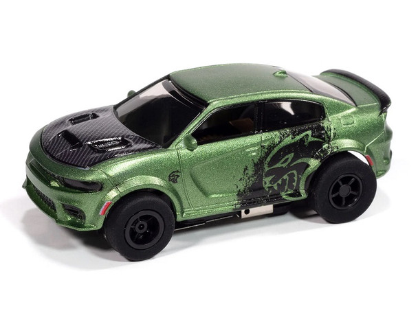 Auto World X-Traction 2021 Dodge Charger SRT Hellcat Redeye green HO slot car
