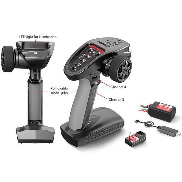 Redcat Ascent-18 APEX RTX-4C 4 channel radio system