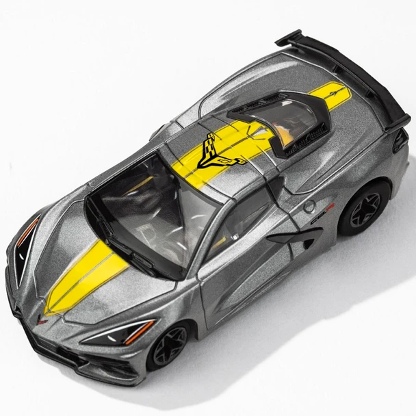 AFX Mega-G+ Corvette C8 hypersonic grey 2022 HO slot car 22107