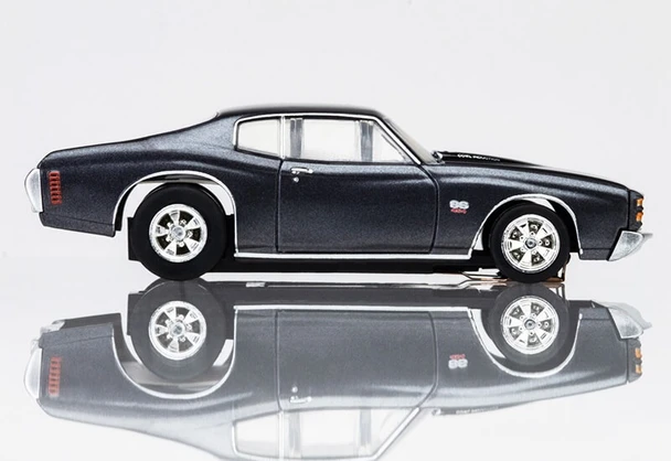 AFX Mega-G+ 1970 Chevelle LS6 SS 454 HO slot car side view